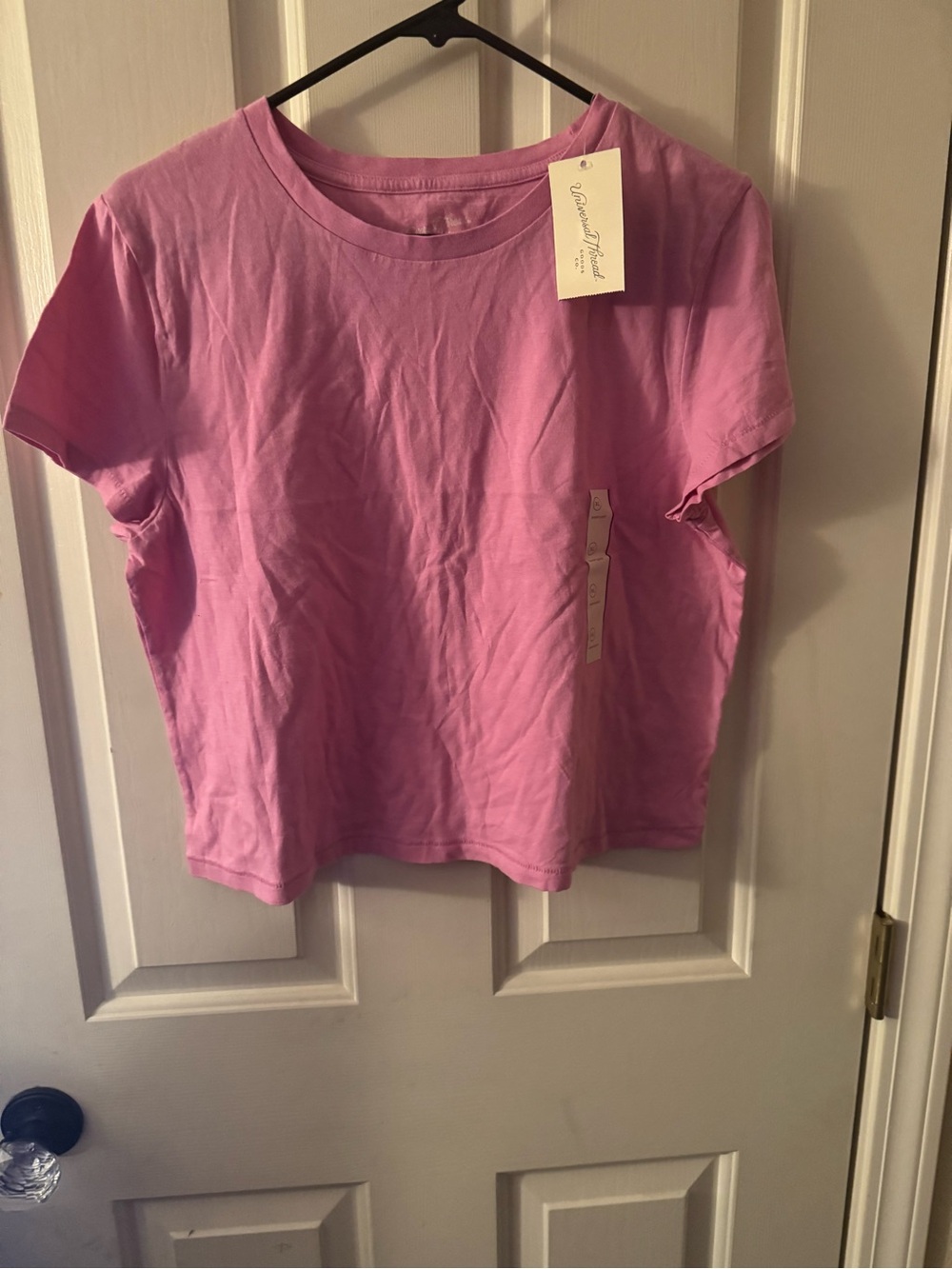 Lilac Crewneck Short Sleeve Tee